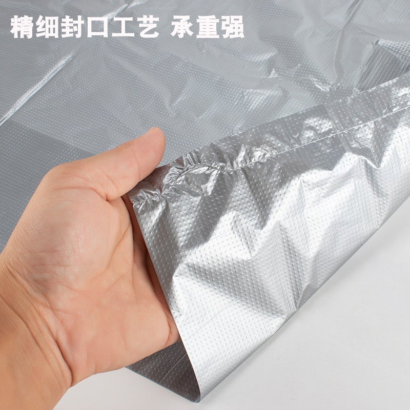 Large Plastic Vessel Bag Thickened Clothing Packaging Moving Storage Packaging Bag Portable Garbage Bag - Image 4